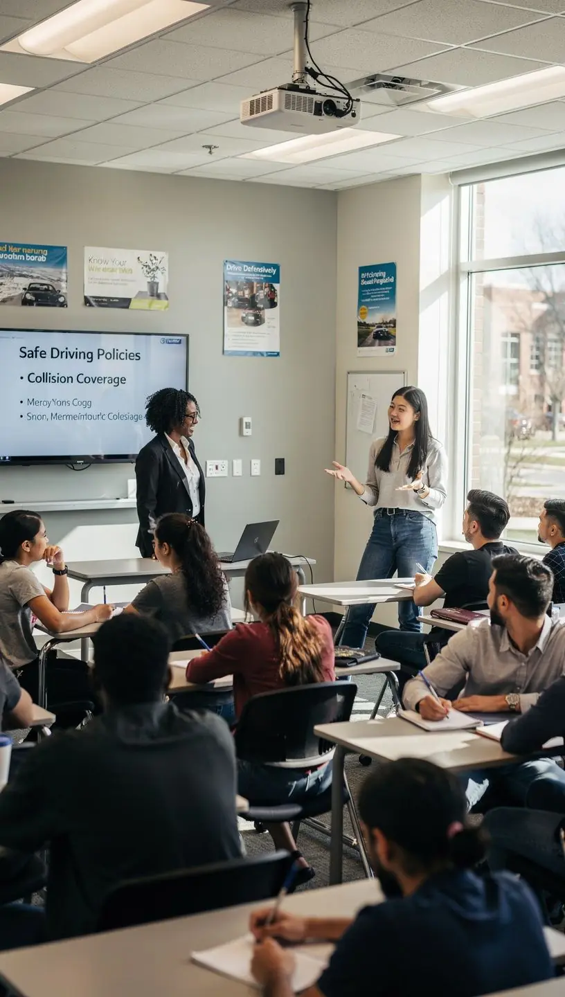 Grafika ilustrująca zderzenie dwóch pojazdów, podkreślająca znaczenie polisy odpowiedzialności cywilnej.